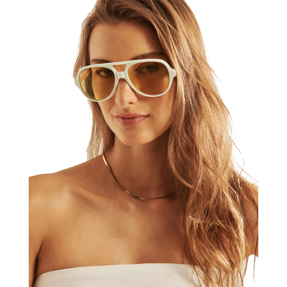NEW ONCEPT women\'s charlie sunglasses in ivory CHARLIE | ONCEPT main image 3