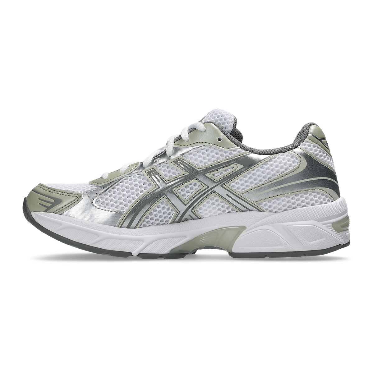 White - Dried Leaf Green