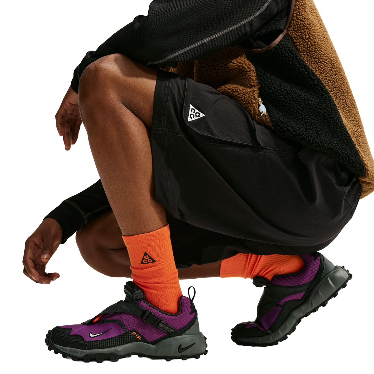 Safety Orange - Black - Reflective
